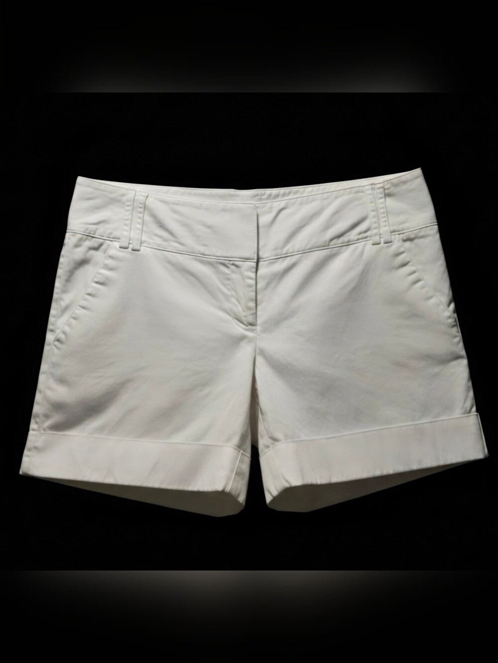 Express Tailored White Shorts 6 Chino Dressy Casual